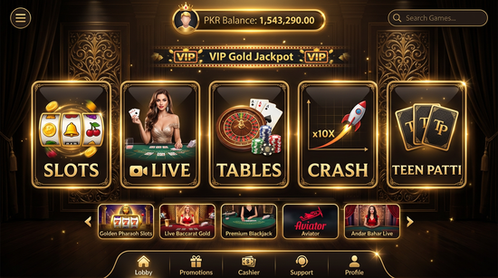 Main screen of Super Rich 07 casino page for PK players